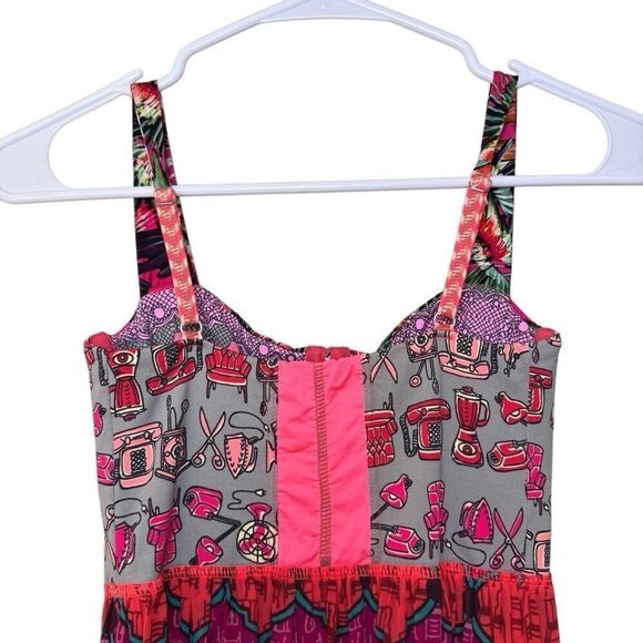 Maaji Long Dress in Shiver Me Timbers Womens Reversible‎ Swim Dress Size Small - Picture 6 of 12